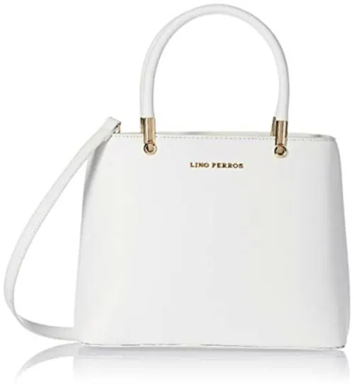 Lino Perros Womens White Handbag