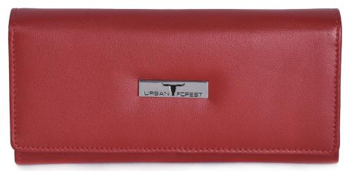 Urban Forest Natalie Red Leather Wallet for Women