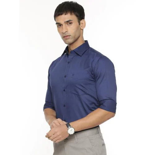 White House Royal Blue Mens Shirt