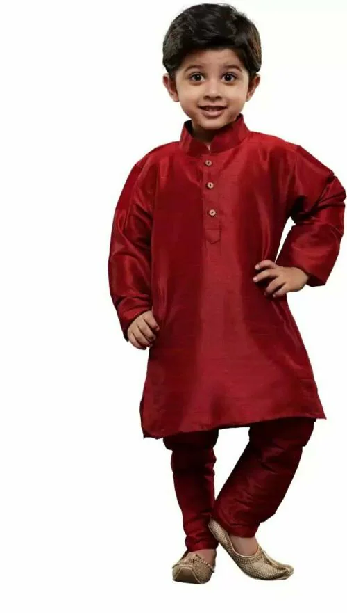 Buy DIGIMART Cotton Full Sleeves Kurta Pyjama Set For Boys Online at