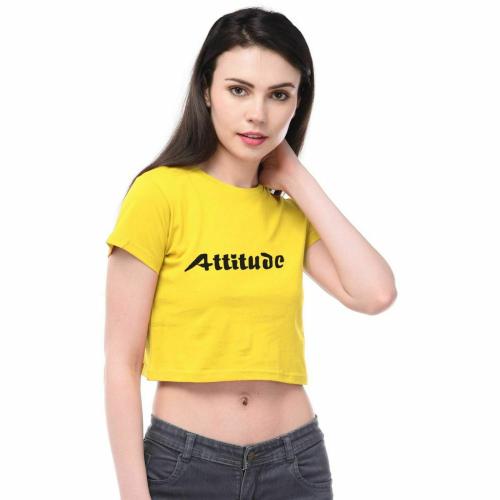 Tik Tok WEARS Casual Printed Women Yellow Top ()