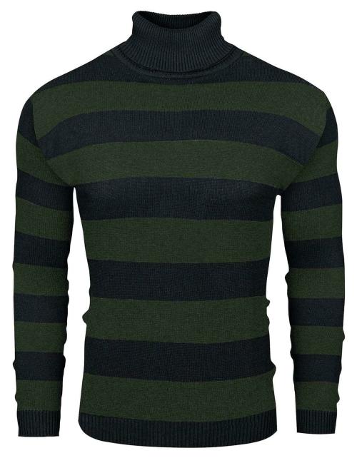 DENIMHOLIC Men's Turtle Neck t-Shirt for Men, high Neck t Shirts for Men