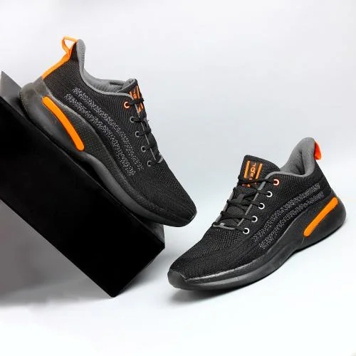 JQR-Shooter-Black-D.Grey,Running Shoes