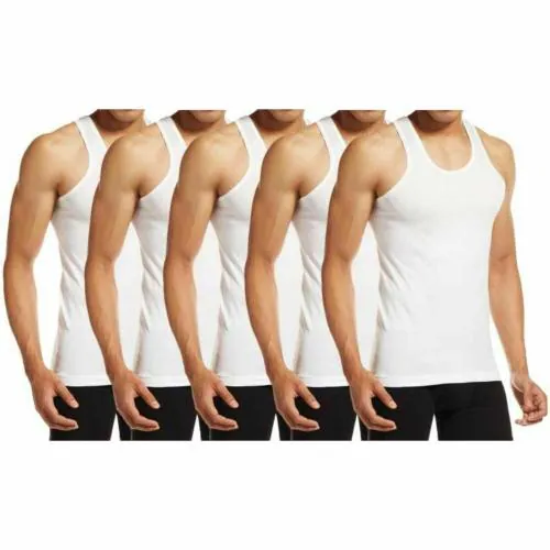 mens white vest for men