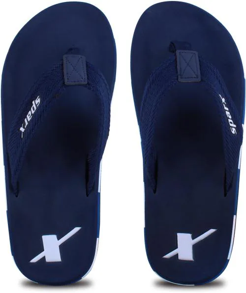 Sparx Men SFG-2115 Navy Blue White Flip Flops