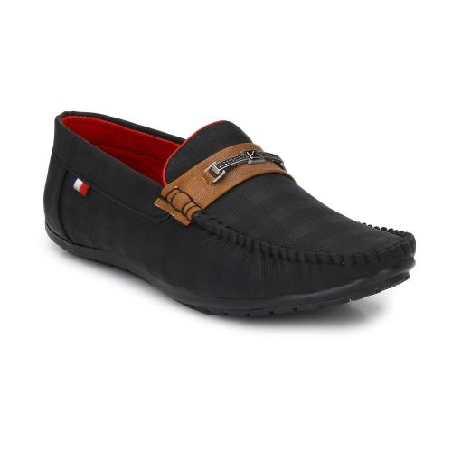 KNOOS Black Casual Shoes for Men