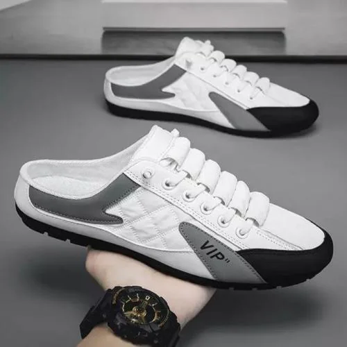 WIN9 ComfortWave Trendy Mules Daily Wears White Casual Shoes