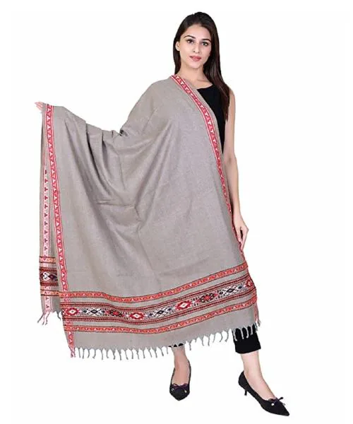 NYOLY Multicolor Women's Bridal Wear | pure wool shawl | shawl for women | Size 40*80| warm woolen winter style | Kullu Shawl | NY101