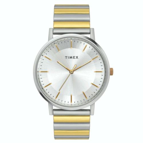 Timex Analog Silver Dial Men Watch-TW0TG8009