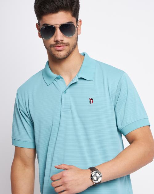 Buy MXN Men's Cotton Half Sleeves Solid Polo Tshirt Online at Best