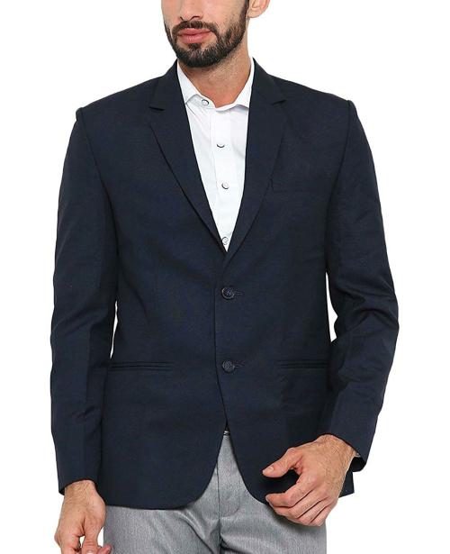 Luxrio Men Dark Blue Blazer