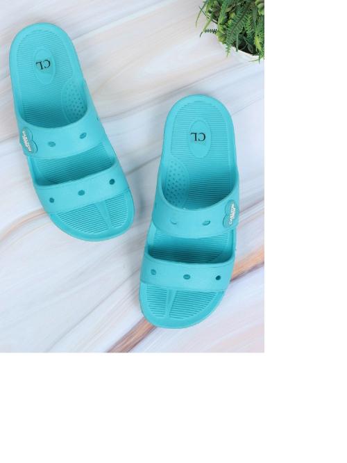 Carlton London Sea Green Flip flops for Women