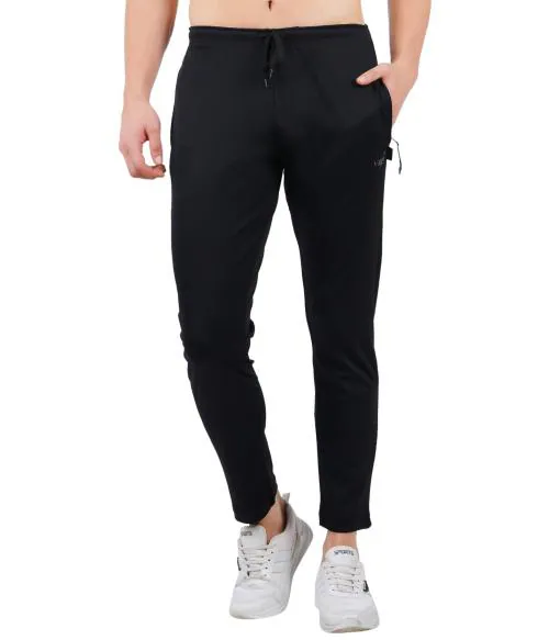 Vego Men Black Lycra Dry Fit Track Pant (3Xl)_Black_XXXL