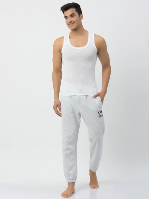 John Players Classic Cotton Vest in White