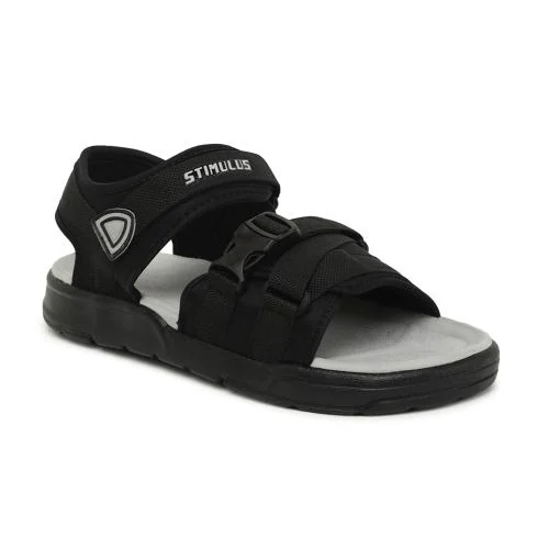 Paragon Men'S Stimulus Black Sandals