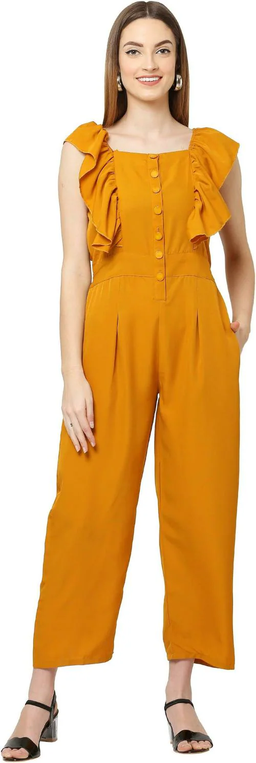 Buy MGS (Mahi Group Store) Group Store Solid Women Jumpsuit Online at ...