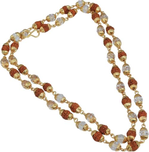 Buy Charms Rudraksh Mala Shiva Unisex Goldplated Plated Alloy Chain