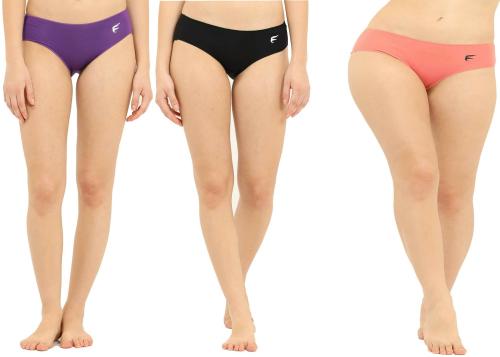 Envie Women Modal Pack Of 3 Hipster Panties Multicolor