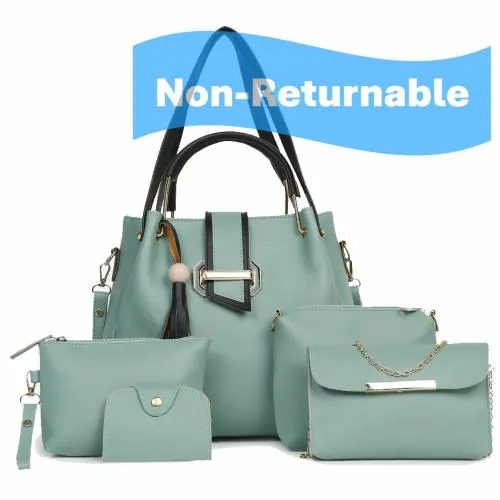 Fargo Green Leatherette Hand-Held Bag FGO-266-2_NR