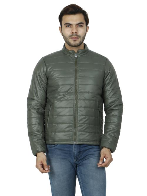 LAMBENCY Full Sleeve Solid Men Bomber Jacket