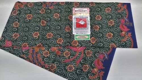 (Dark Green with Pink Flower Designed) Lungi Indonesia Printed Type Chank Brand - Flower Designed Soft Touch Lungi A5 Model