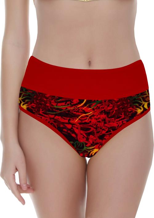 Madam Women Red Hipster Panty XXL