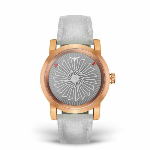 ZINVO BLADE ESSENCE Automatic Grey Turbine Round Dial Women's Watch - 602