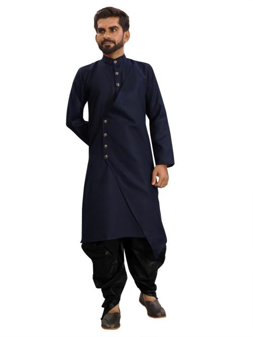 DEIANA'S New Men's Fancy Black Dhoti Kurta Set.