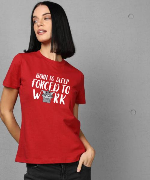 Activemens Half sleeve Printed tshirts for womens (Pack of 1) - M