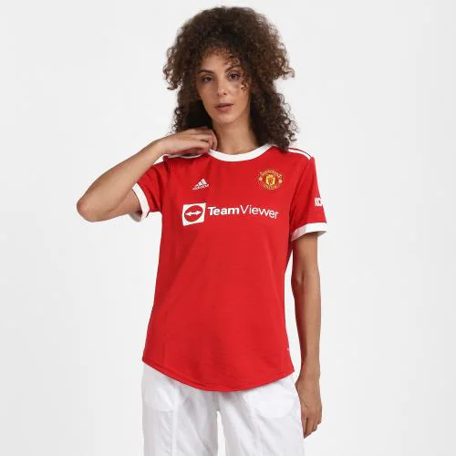 Adidas Women MUFC H JSY W Red Football Jerseys