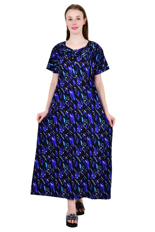 SDGP Women's Cotton Printed Nighty / Night Wear/ Super Soft Sleepwear Nighty/Maxi/Nightgown-55