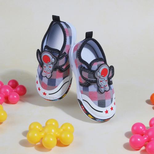 Jazzy Juniors Black Boys Casual Shoes