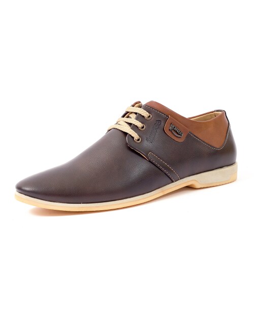 Buy Advick Brown Casual Shoes For Men Lace Up PRYF-7710-Brown -6 Online ...
