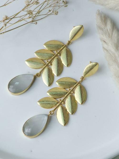 Johori Drop Earring Gold (For Women)