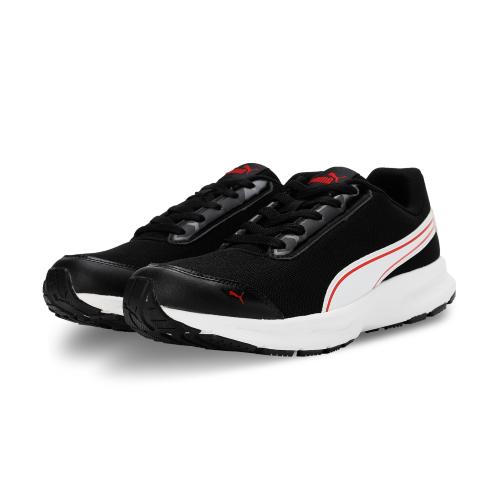 Puma Men's Kuiper IDP Black-White-High Risk Red Sports Shoe UK 10