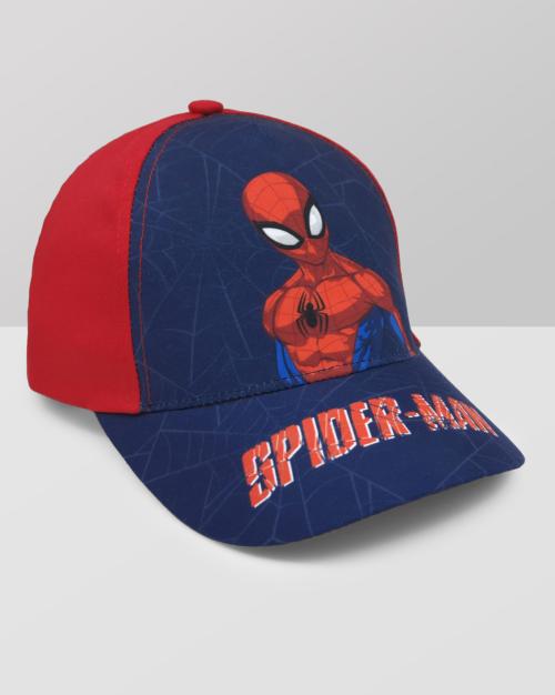 Kidsville Spiderman Printed Cap For Kids Boys