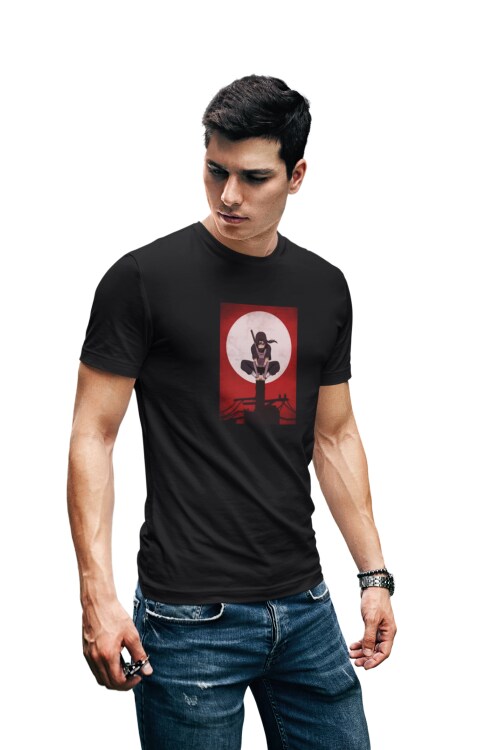 Black - 2XL Massacre Night Naruto T shirt For Men TeesTheDay