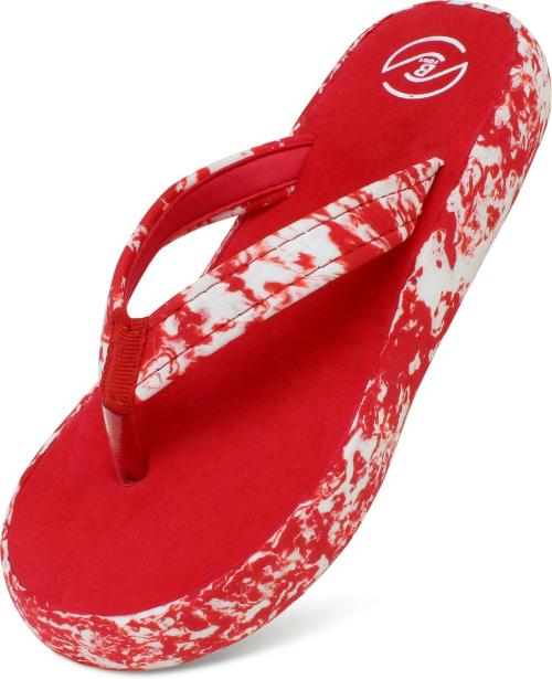 BFOOT Extra Soft Daily use Comfortable Slippers for Women Women Slippers-RED