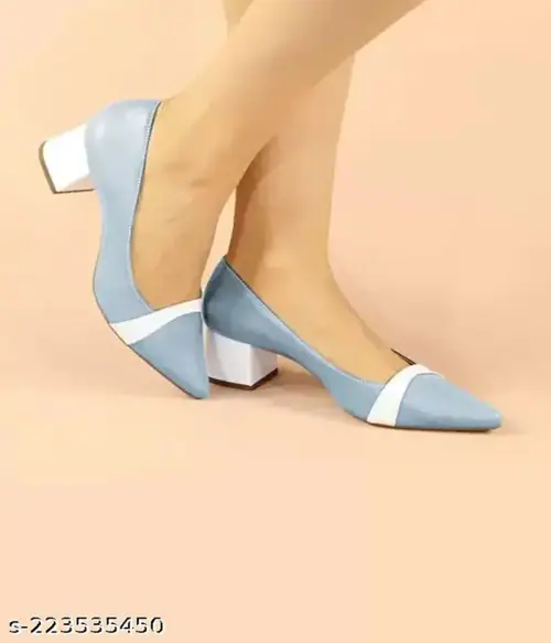 FRANINO PARIS Womens & Girls Stylish, Trending & Latest Design Bellies | Amazing Style Modern Design Heels and Party Wear & Casual Wear-Size-UK8-Blue