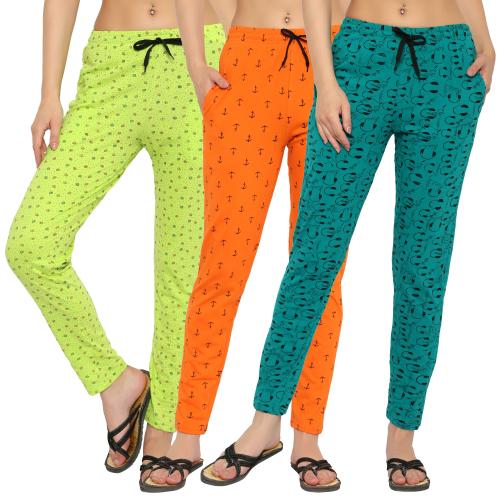 womens Printed cotton pajama lower for women ladies lounge track pants | Women Printed Cotton Track Pant for Women