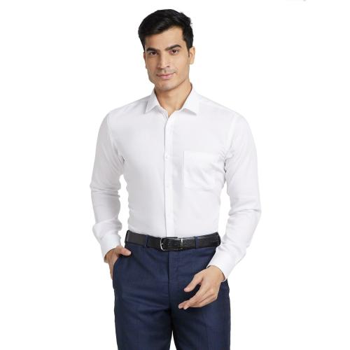 Park Avenue Men White Formal Shirt