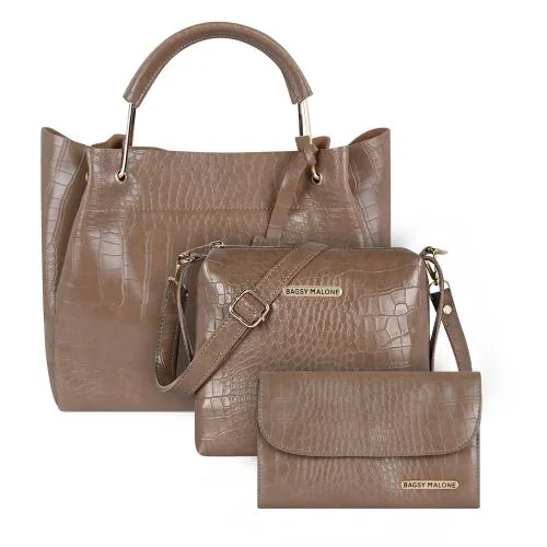 Bagsy Malone Animal Print Handbag Combo - Set of 3