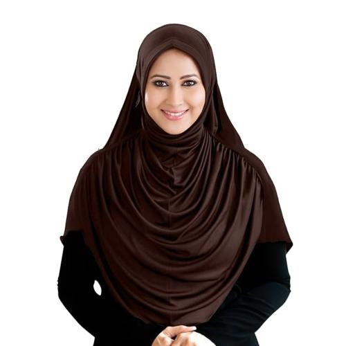 Mehar Hijab Muslim Modest Women Frilled Stylish Khimar/Scarf/Hijab Faeezah