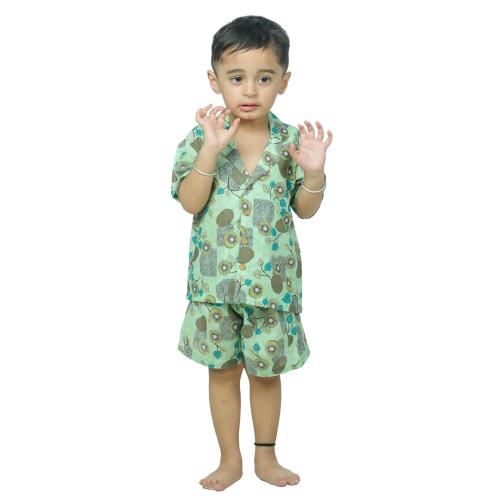 Unbind Baby Boys And Girls 90 Percent Polycotton, 10 Percent Viscose Top Bottom Night Suit
