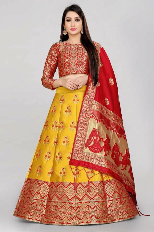 Trending Banarasi Lehenga choli Dupatta