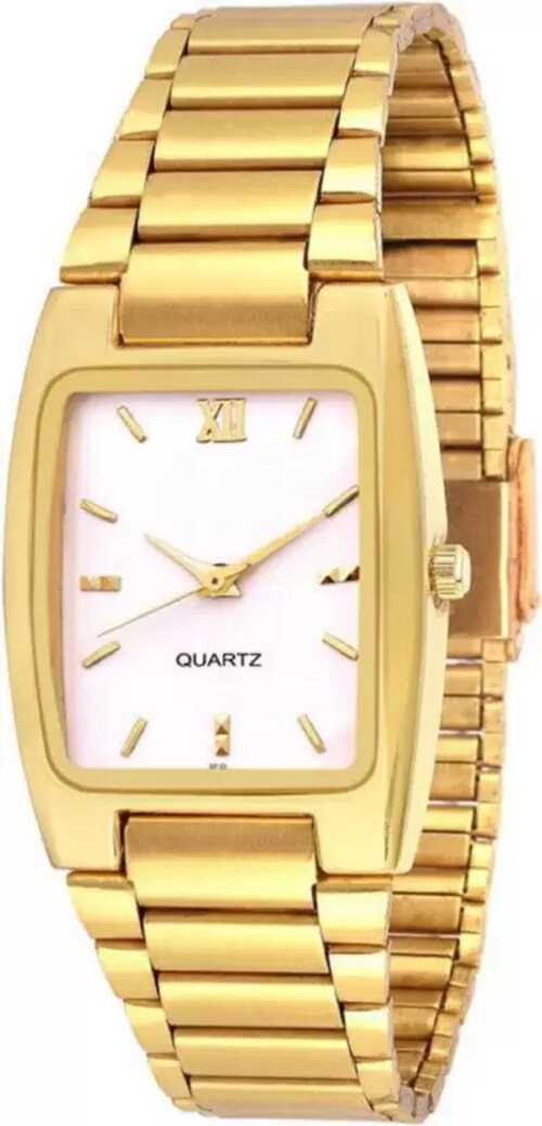 Buy BIZOLO Square white dial attractive and classic watch for Men pack