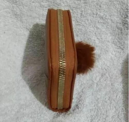 BRIDE FASHION Women's Mini Square Wallet with Pom Pom | Designer Hand Purse for Girls & Women (Purple-Red) - P7