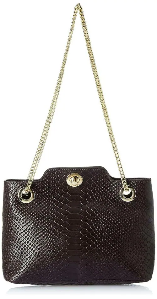 Hidesign Women Brown Genuine Leather Sling Bag