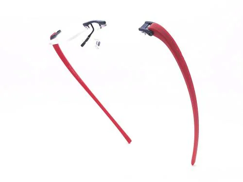 Rsinc Blue Red Rubber Rimless Spectacle Frame