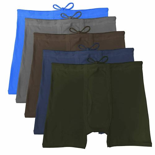 UNDERLOOP Mustt Men's Colored Interlock Cotton Underwear with Strings(Nada Underwear)(Pack of 5